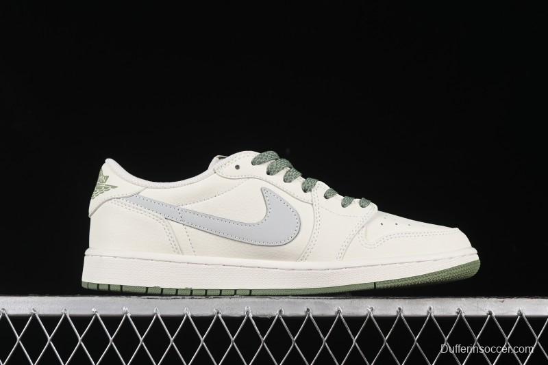 Nike Travis Scott x Fragment Design x Air Jordan 1 Low OG SP AJ1 Low Top Casual Sneakers - DM7866-020