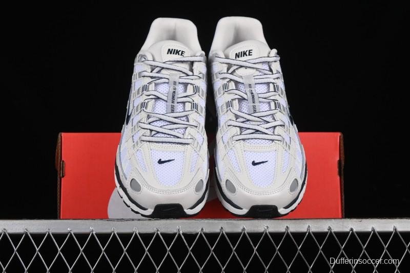 Nike P-6000 Prm Retro Casual Sneakers with Lightweight Design - CD6404-018