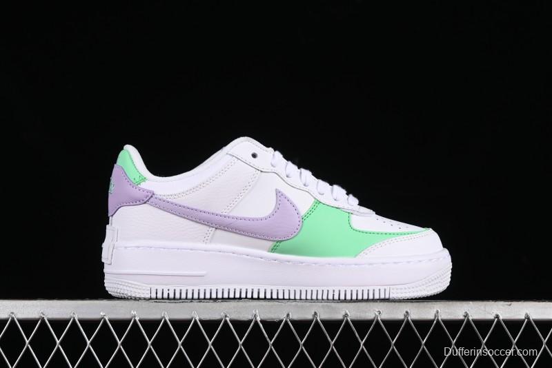 Nike Air Force 1 Shadow Low-Top Sneakers with Lightweight EVA Midsole and Anti-Slip RB Rubber Outsole - CU8591-103