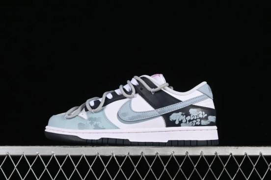 Nike Dunk Low Retro SB Graffiti Strap Casual Skate Shoes - FB9109-401