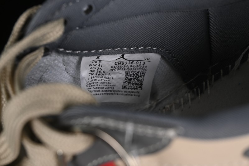 Nike Travis Scott x Fragment Design x Air Jordan 1 Low OG SP AJ1 Retro Sneakers - CH6336-013