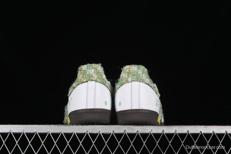 Adidas Originals Samba OG Low-Top Casual Sneakers with Panda Mischief Design - B75806