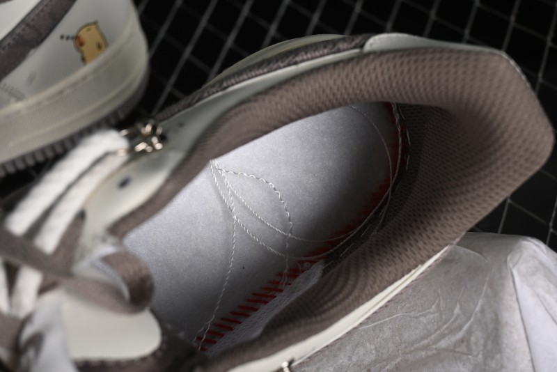 Nike Air Force 1 '07 Low x Capybara "Mona Lisa" Casual Lace-Up Sneakers - LV0506-990