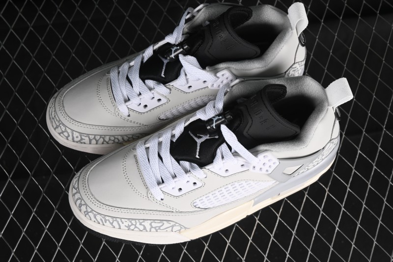Nike Jordan Spizike Low AJ Hybrid Elements All Black Crackle Casual Sneakers - HQ1191-011