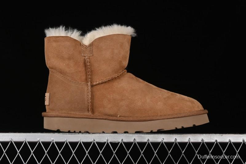 UGG Mini Bailey Button II Classic Short Boots with Wooden Button - 1016422