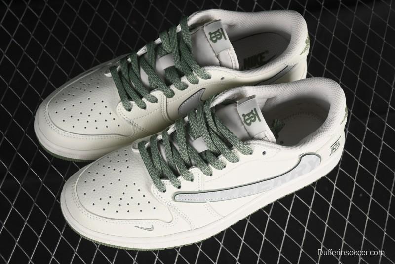 Nike Travis Scott x Fragment Design x Air Jordan 1 Low OG SP AJ1 Low Top Casual Sneakers - DM7866-020