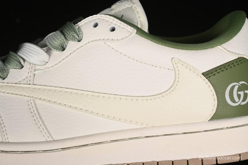 Nike Travis Scott x Fragment Design x Air Jordan 1 Low OG SP AJ1 Low-Top Casual Sneakers - XY2688-105