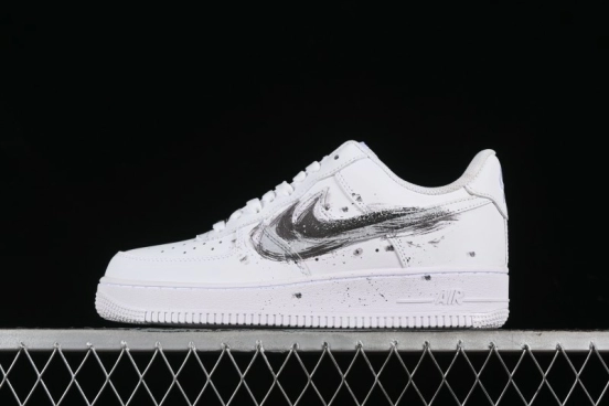 Nike Air Force 1 '07 Low Casual Sneakers with Chinese Ink Painting Design - LL6976-521