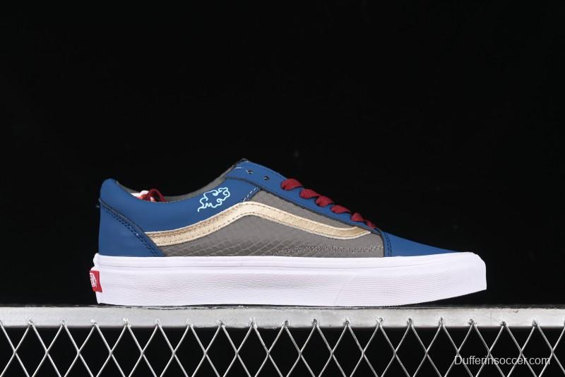 Vans Old Skool Black Wukong Themed Low-Top Retro Skate Shoes - VN0A45JCGIE