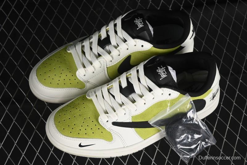 Nike Travis Scott x Fragment Design x Air Jordan 1 Low OG SP AJ1 Retro Sneakers - JH6089-002