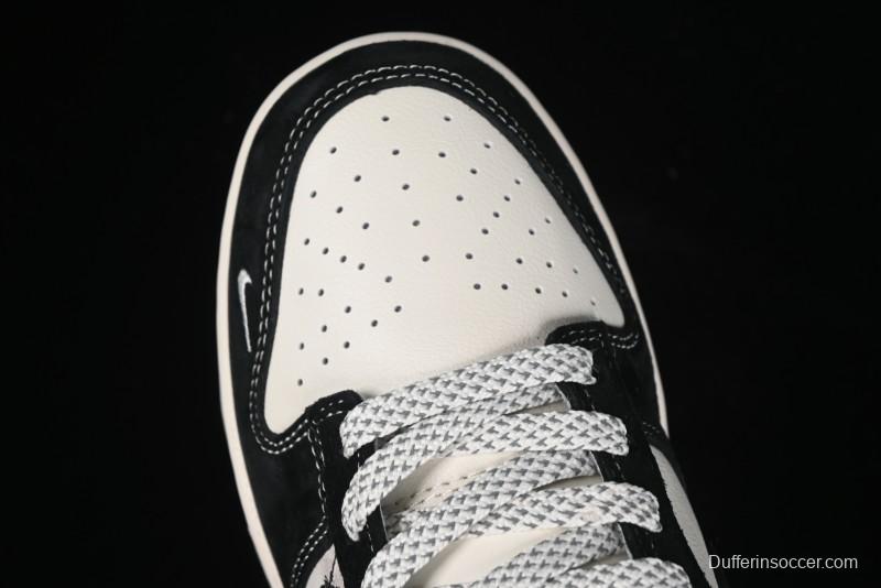 Nike SB Dunk Low Stussy Collaboration - Black Wukong Anniversary High-End Custom Low-Top Casual Sneakers - XX2025-555