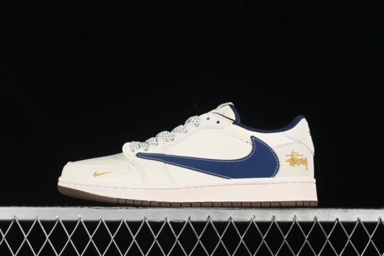 Nike Travis Scott x Fragment Design x Air Jordan 1 Low OG SP AJ1 Retro Sneakers - XY2688-121