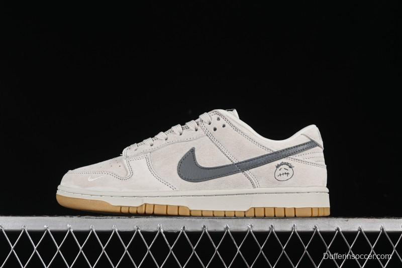 Nike SB Dunk Low TS Collaboration - Anniversary Premium Custom Low-Top Casual Skate Shoes - KK1688-086