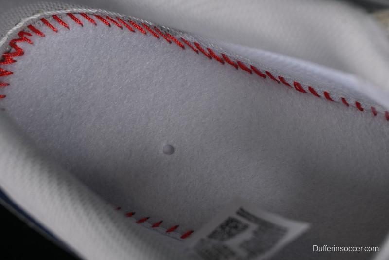 Nike Air Force 1 '07 Low Stussy Collaboration - Grey Pigskin Blue Sole Low-Top Casual Sneakers - XZ3318-028