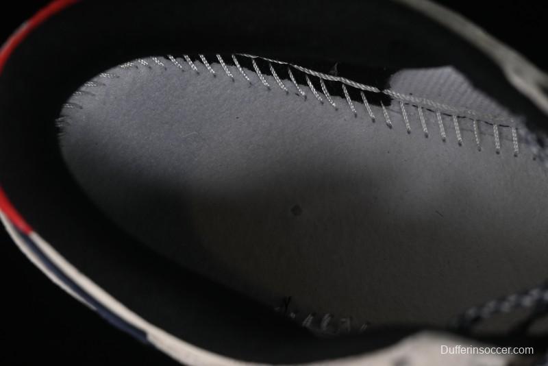 Nike SB Dunk Low Supreme x Stussy Triple Collaboration - Off White Navy Swoosh Anniversary Custom Low-Top Casual Sneakers - SJ2068-301