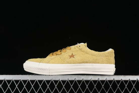 Converse One Star Pro Retro Skate Shoes in Yellow - A04158C