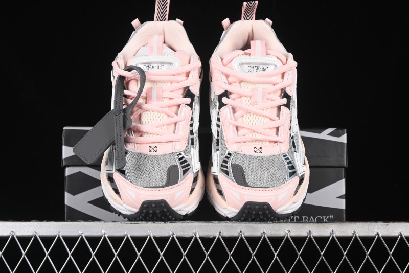 Off-White Be Right Low-Top Lifestyle Sneakers in White Pink - X.E5