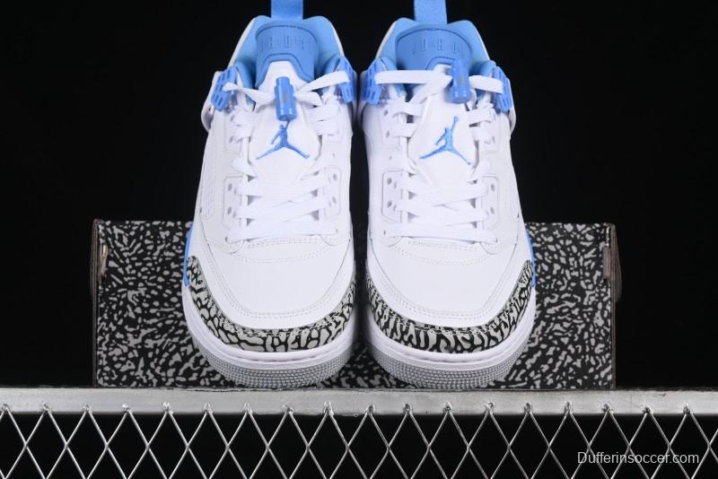 Nike Jordan Spizike Low AJ Hybrid Design Sneakers with Cracked Leather and Multi-Element Fusion - FQ1759-141