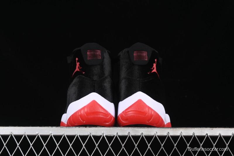 Nike Air Jordan 11 Retro "Bred Velvet" Basketball Shoes with Velvet Overlay - DB5457-061