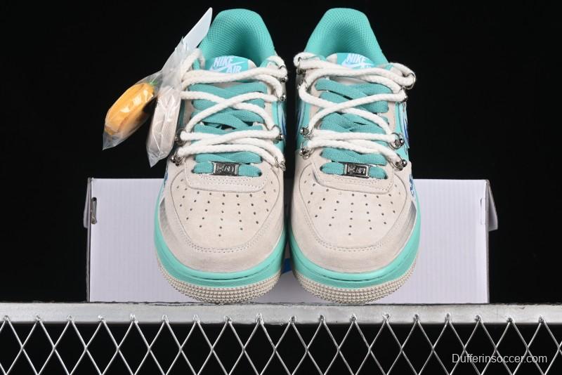 Nike Air Force 1 '07 Low x Stitch Casual Lace-Up Sneakers - DZ1328-222