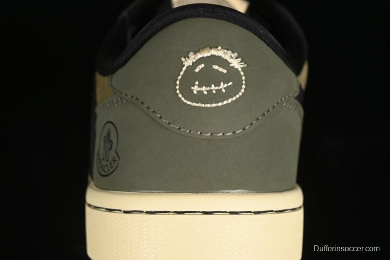 Nike Travis Scott x Fragment Design x Air Jordan 1 Low OG SP AJ1 Sneakers - CH6336-007