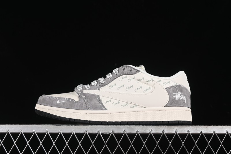 Nike Travis Scott x Fragment Design x Air Jordan 1 Low OG SP AJ1 Retro Sneakers - XY2688-124