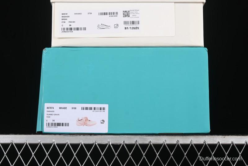 Alexander McQueen Flexion Retro Sneakers in Pink with Anatomical Design and Split Sole - 2024s