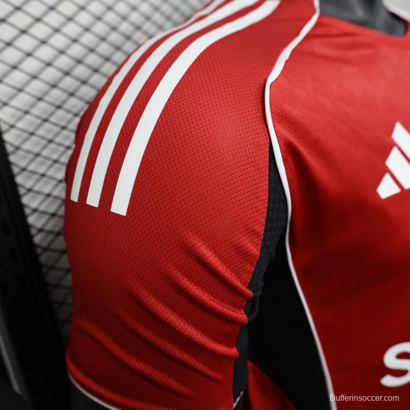 Player Version 25/26 Manchester United Home Jersey