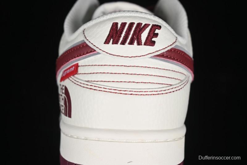 Nike SB Dunk Low Supreme x The North Face Casual Skateboarding Shoes - BM0234-506