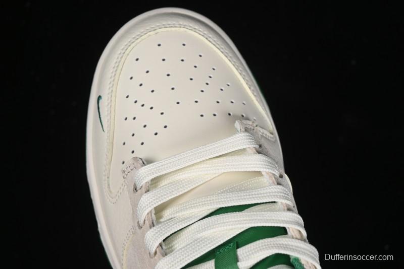 Nike SB Dunk Low Gucci Collaboration - Custom White Swoosh Leather Patch Anniversary Edition Low-Top Casual Skate Shoes - KK1688-052