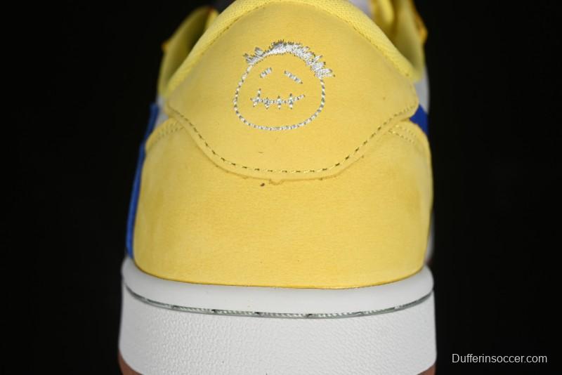 Nike Travis Scott x Air Jordan 1 Low OG AJ1 Collaboration Shoes with Reverse Swoosh - DZ4137-700