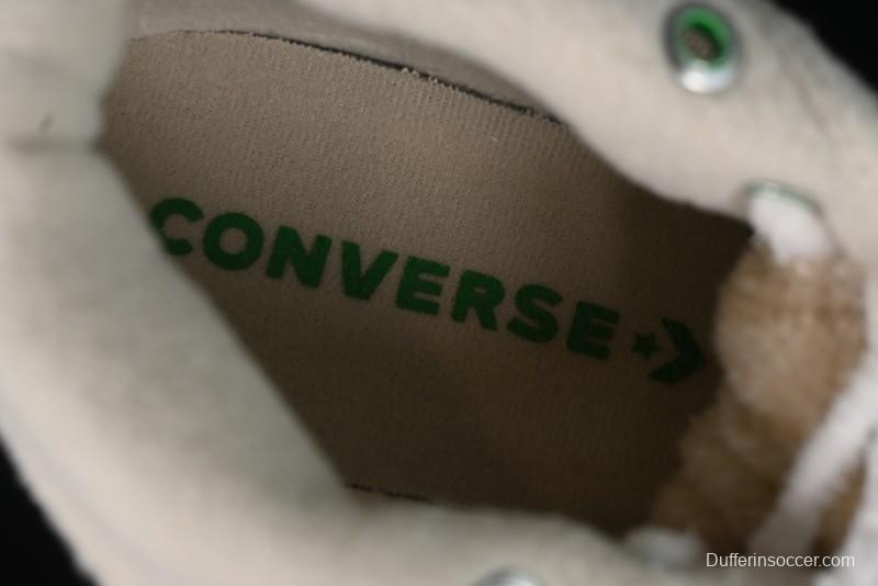 Converse Zoo Happy Pets Series High-Top Casual Sneakers with Plush Lining for Autumn Winter - A12768C