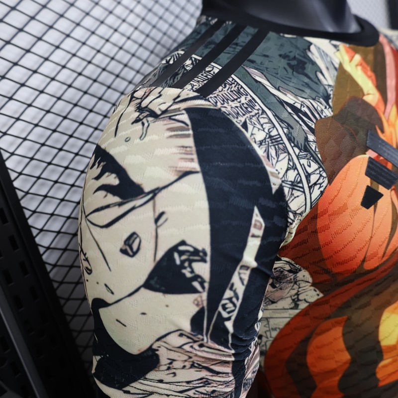 Player Version 2025 Japan Multi-Color with Naruto Anime Character Jersey