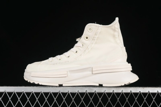 Converse Lifestyle Run Star Legacy Platform High Top Canvas Shoes with Mini Bow and Lace Trim - A10027C