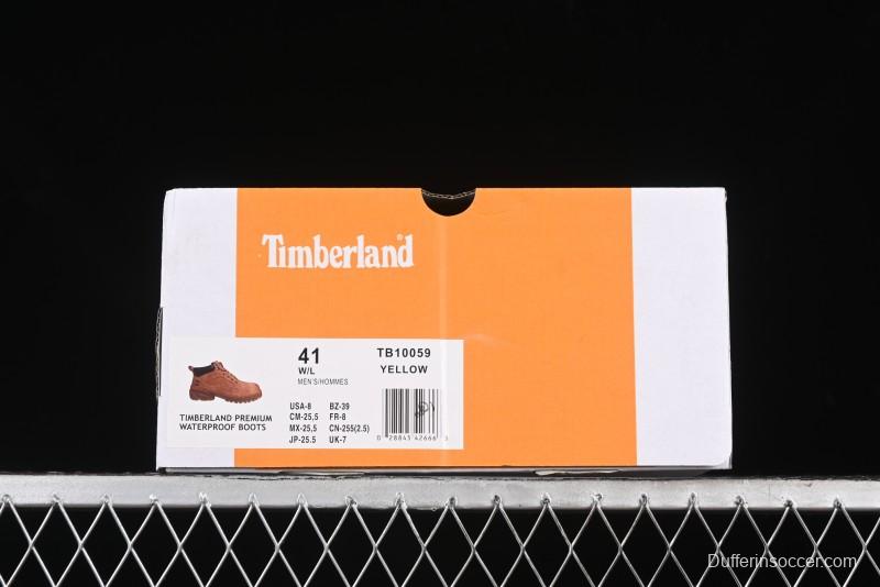 Timberland Outdoor Mid-Top Casual Martin Boots with Premium Italian Suede Leather - TB10059YELLOW