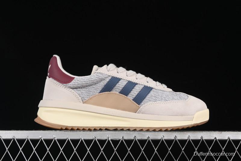 Adidas Originals SL 72 Retro Running Shoes with Nylon Upper and Rubber Outsole - JI2500