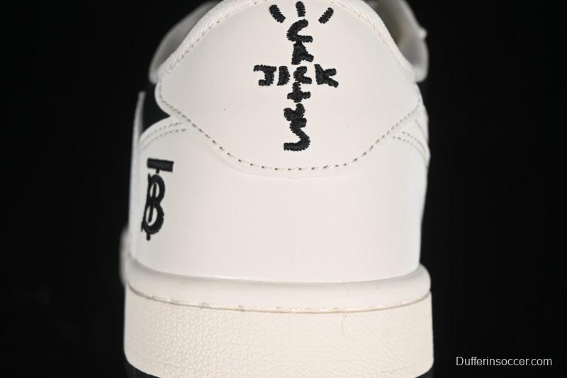 Nike Travis Scott x Fragment Design x Air Jordan 1 Low OG SP AJ1 Burberry Collaboration - BB6588-316