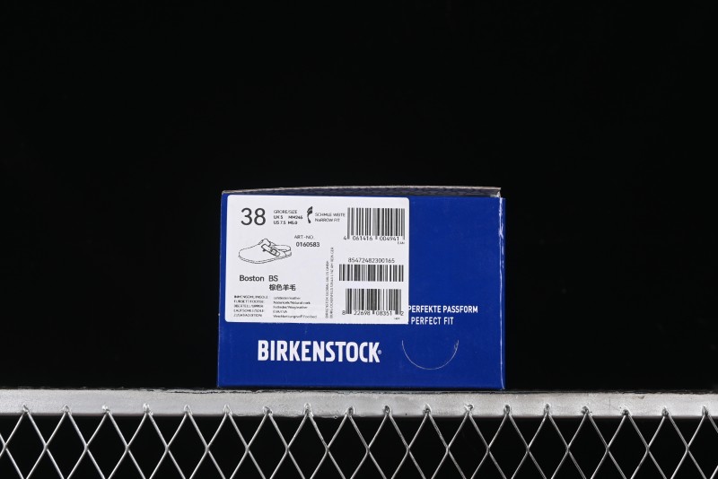 Birkenstock Half-Fur Slide Sandals with Wool Lining - G.D4