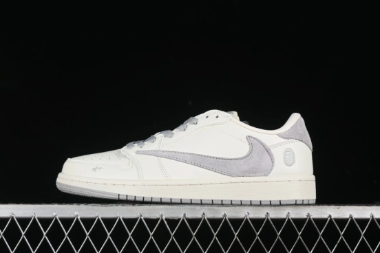 Nike Travis Scott x Fragment Design x Air Jordan 1 Low OG SP AJ1 Casual Sneakers - JH6088-701