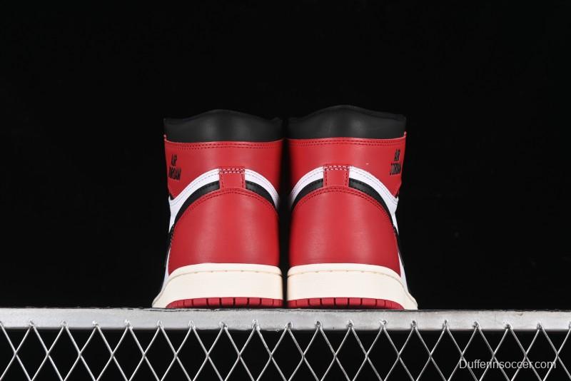 Nike Air Jordan 1 High OG Black Toe Reimagined Basketball Shoes - DZ5485-106