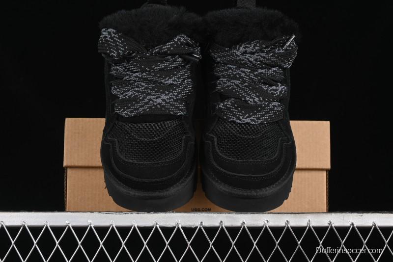 UGG Classic Ultra Mini Mel Dual-Color Lace-Up Low-Top Casual Shoes - 1144032