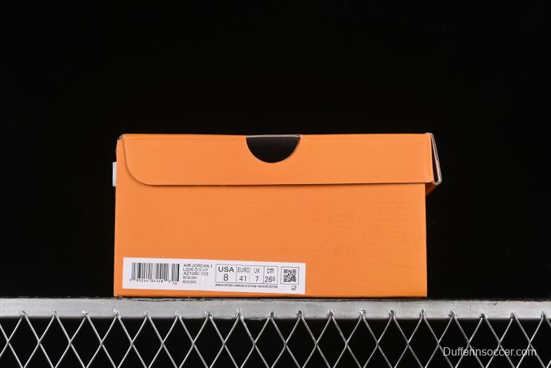 Nike Travis Scott x Fragment Design x Air Jordan 1 Low OG SP AJ1 LV Collaboration - XZ1268-002