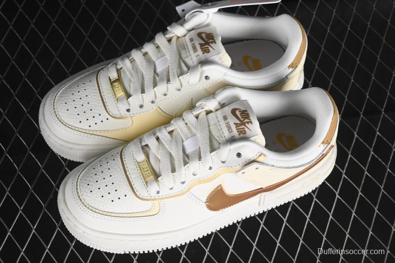 Nike Air Force 1 Shadow Lightweight Lifting Low-Top Casual Sneakers - DZ1847-108