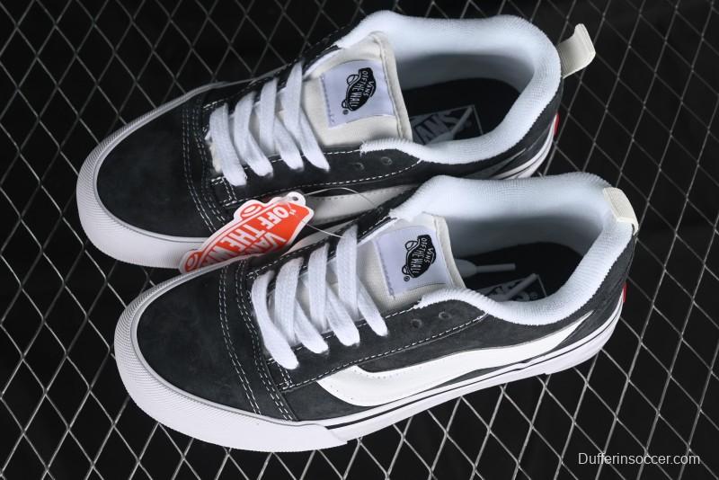 Vans Classics Knu Skool Full-Grain Leather Retro Sneakers - VN000CS0BGF