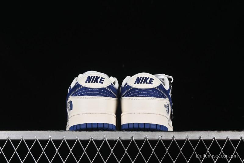 Nike SB Dunk Low The North Face Collaboration - Anniversary Edition Customized Low-Top Casual Skate Shoes - DQ10998-512