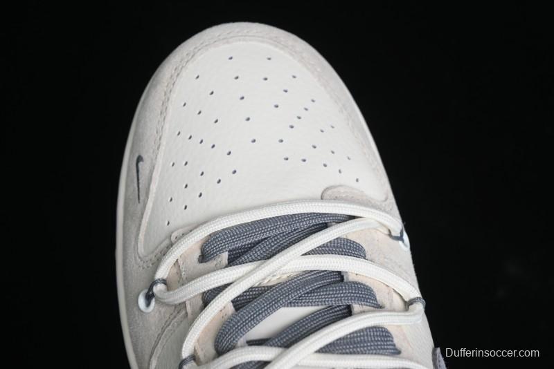 Nike SB Dunk Low The North Face Collaboration Anniversary Edition Customized Low-Top Casual Skate Shoes - DM6868-002