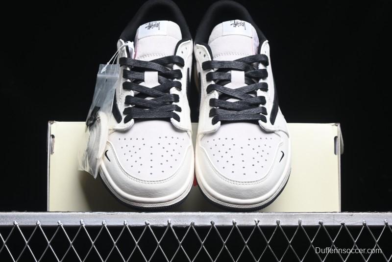 Nike Travis Scott x Fragment Design x Air Jordan 1 Low OG SP Casual Sneakers - XZ6868-002