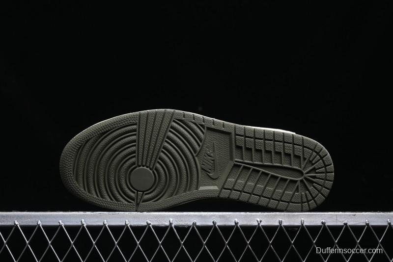 Nike Travis Scott x Air Jordan 1 Low OG AJ1 Collaboration Reverse Swoosh Sneakers - DM7866-002