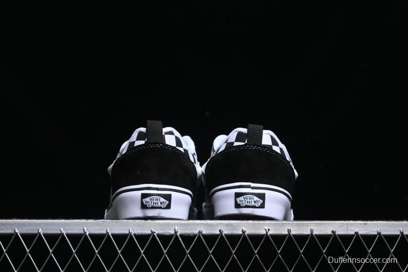 Vans Knu Skool Checkerboard Low Top Retro Casual Vulcanized Sneakers - VN0009QCIVG