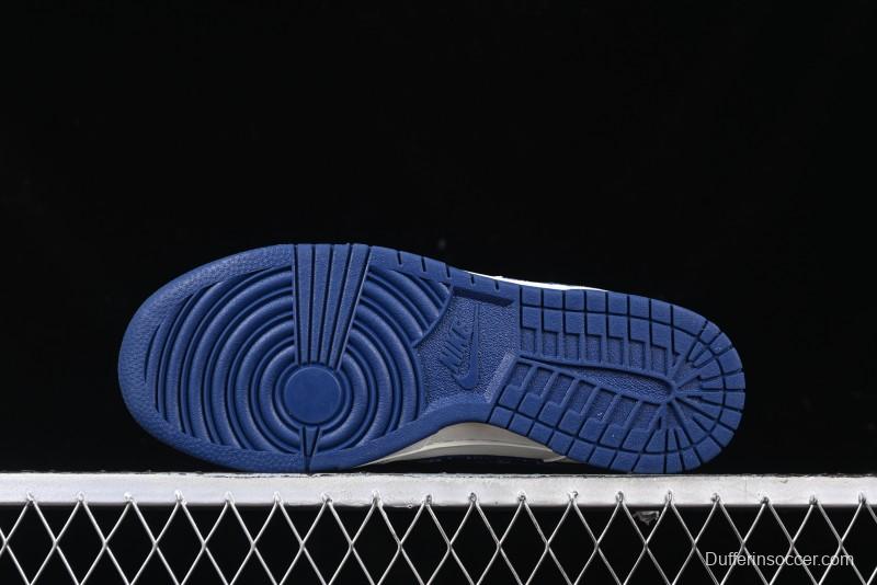 Nike SB Dunk Low MLB Collaboration - Denim Blue Swoosh Anniversary Customized Low-Top Casual Sneakers - DJ2024-044